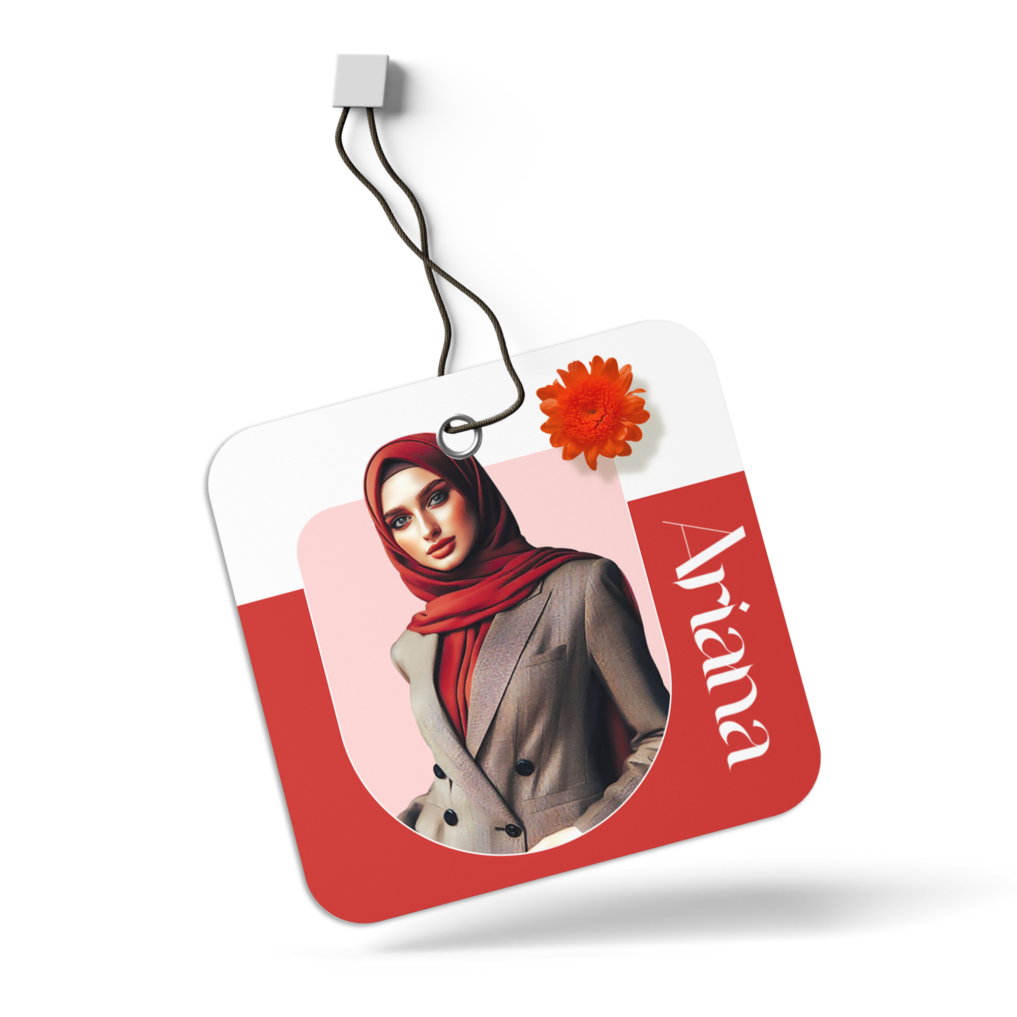 اتیکت آویز 5/5 سانت دورگرد